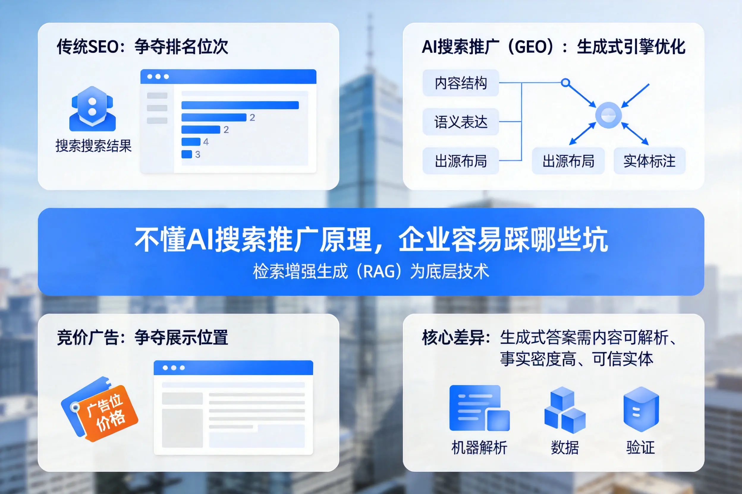 不懂AI搜索推广原理，抚顺企业容易踩哪些坑