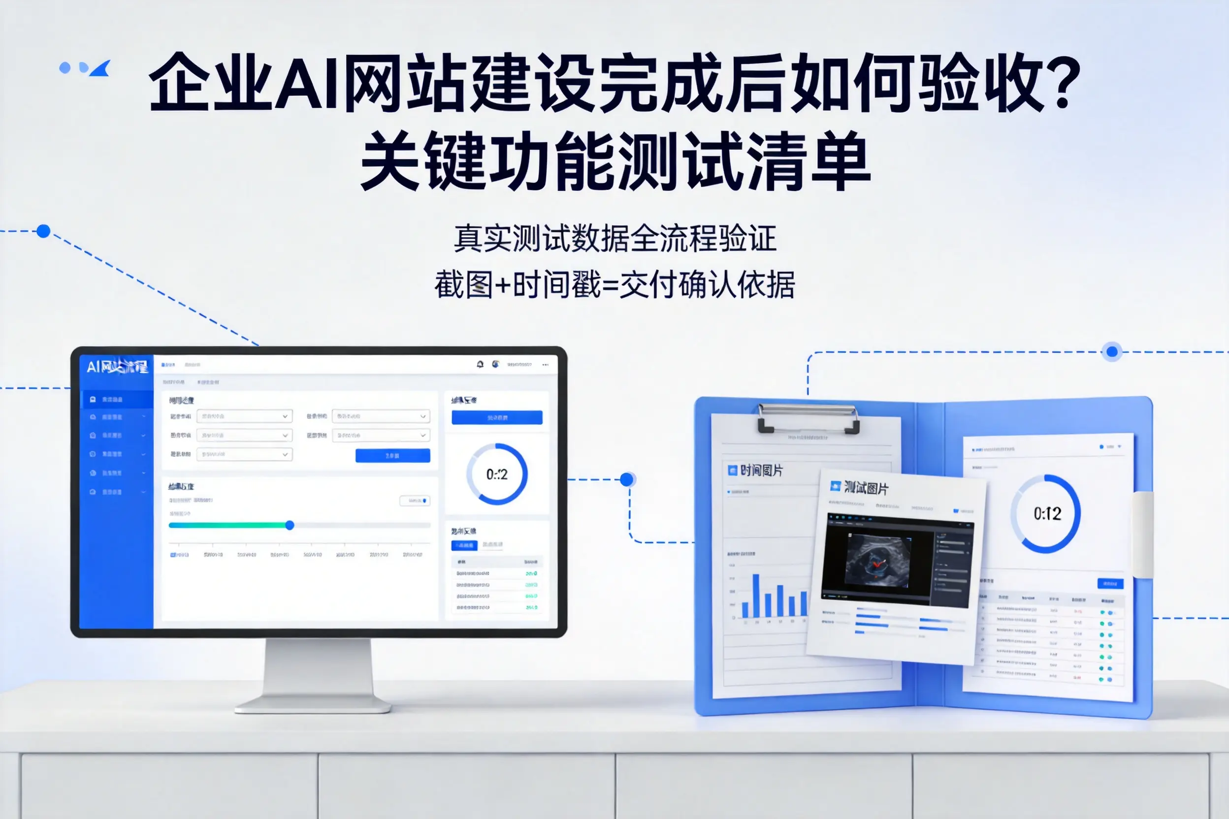 抚顺企业AI网站建设完成后如何验收？关键功能测试清单