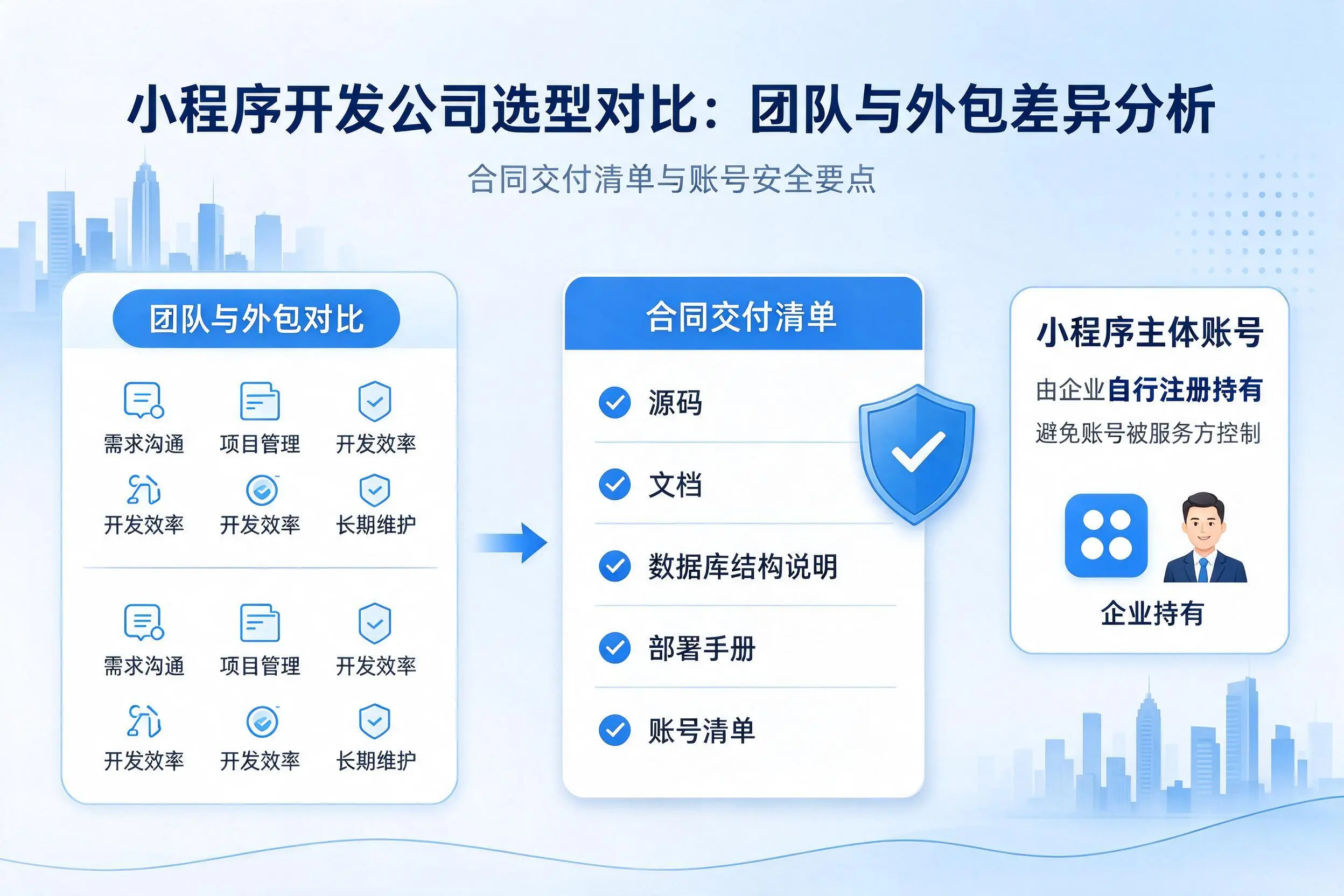 抚顺小程序开发公司选型对比：团队与外包差异分析
