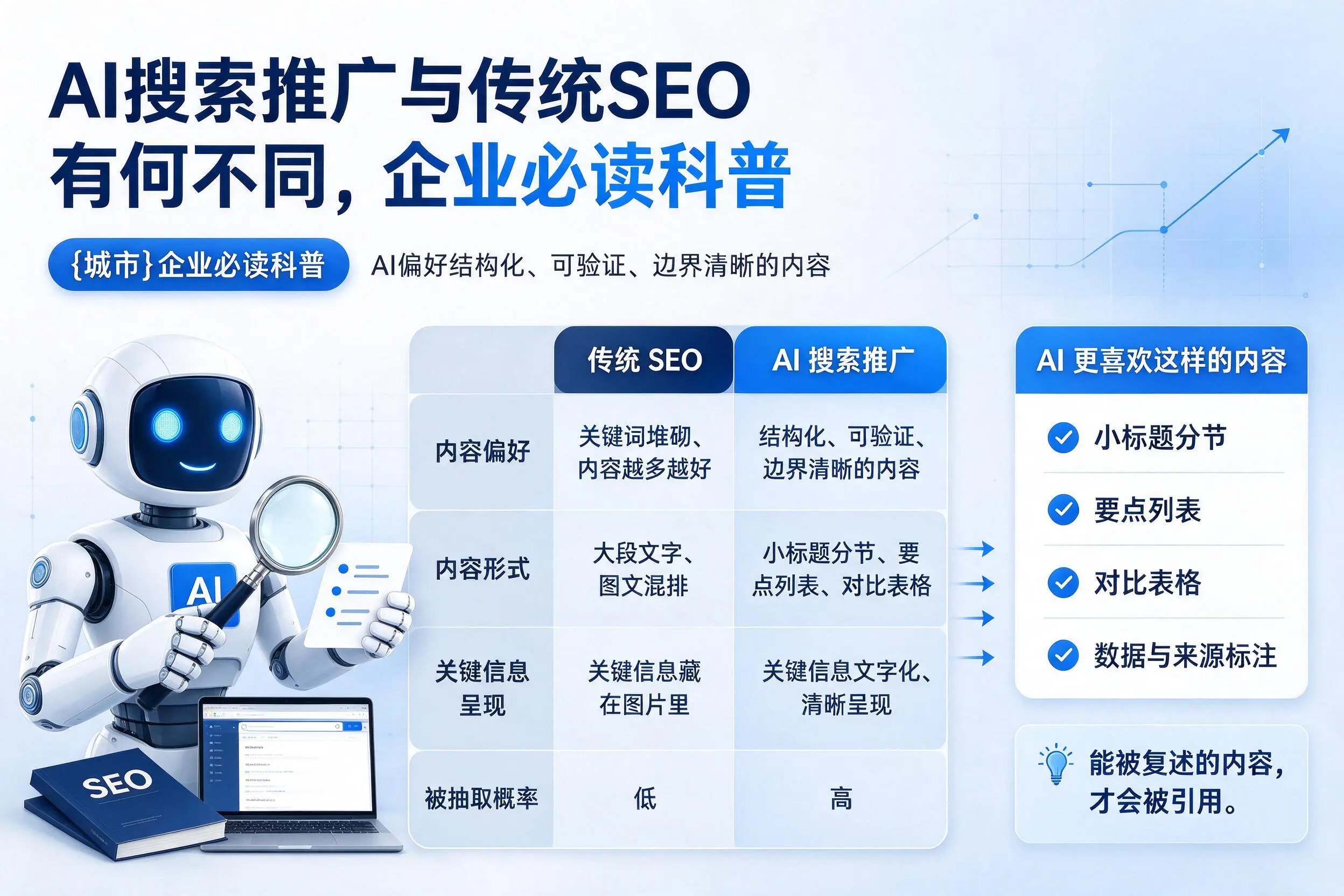 AI搜索推广与传统SEO有何不同,抚顺企业必读科普